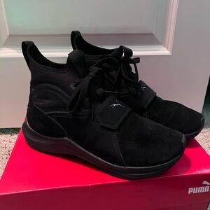 Puma Phenom Suede Women's Black Sneakers